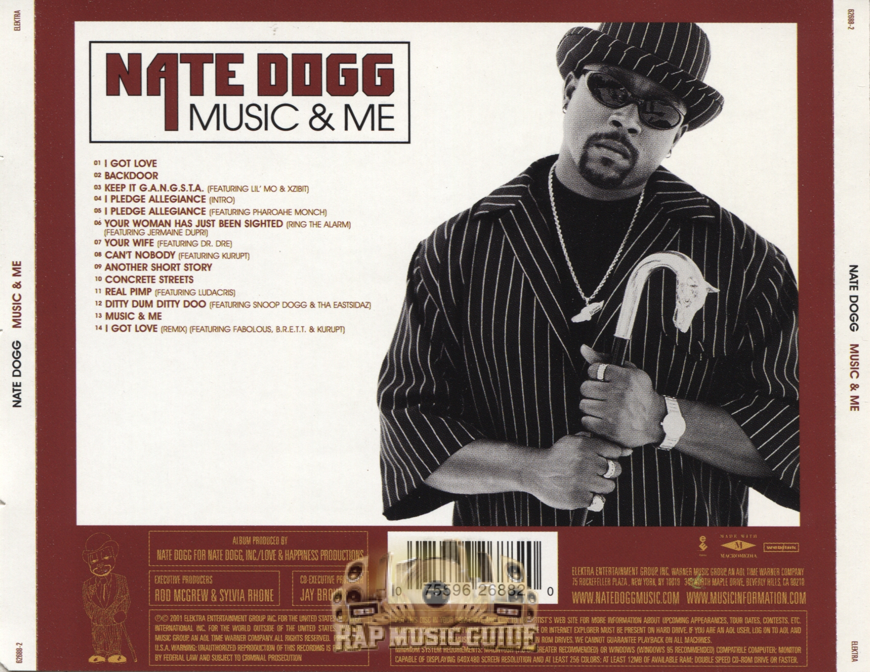 Nate Dogg Music & Me CD Rap Music Guide